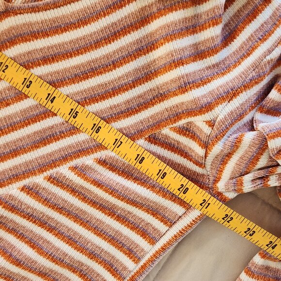 Anthropologie Pink Striped Sweatshirt - Picture 5 of 11